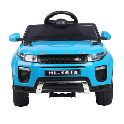 Rigo Kids Electric Ride On Car SUV Range Rover-inspired Toy Cars Remote 12V Blue - Cosy Abode