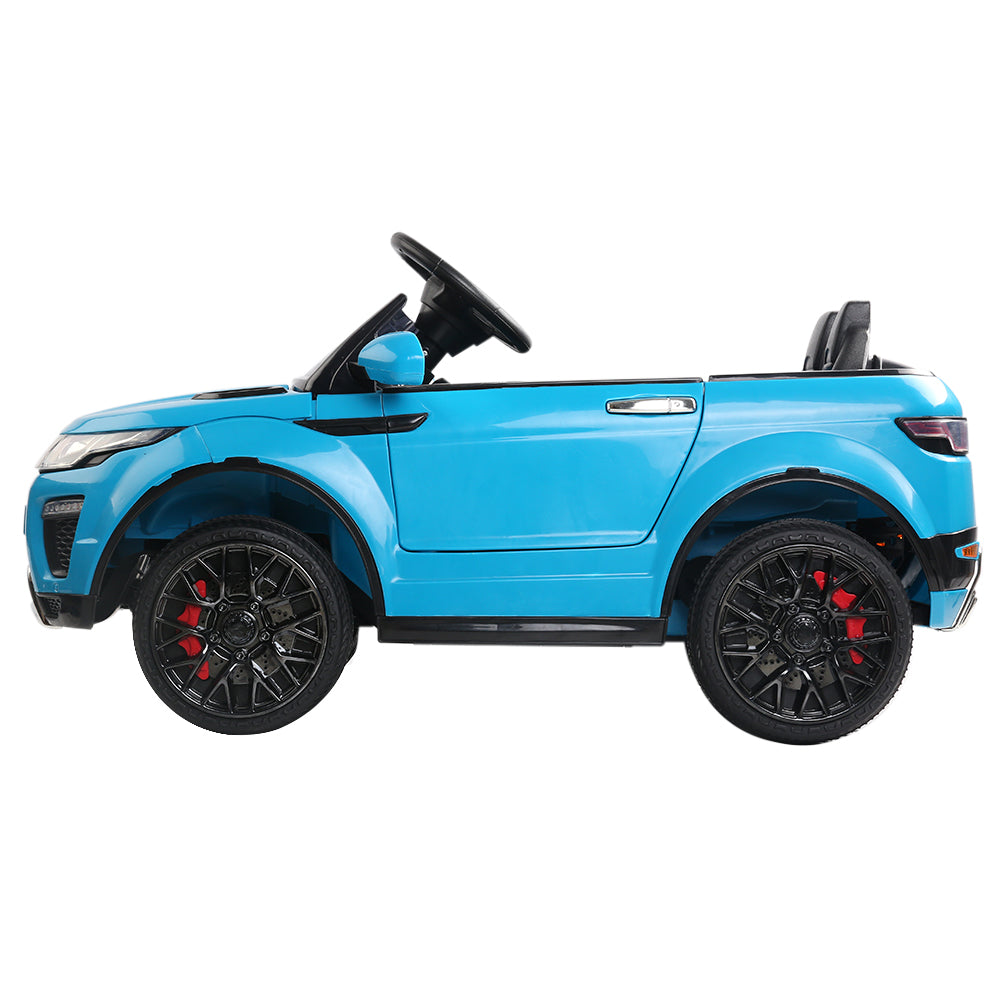 Rigo Kids Electric Ride On Car SUV Range Rover-inspired Toy Cars Remote 12V Blue - Cosy Abode