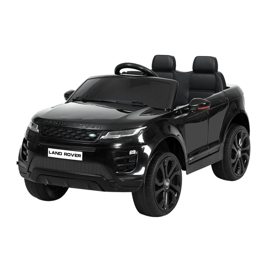 Kids Electric Ride On Car Land Rover Licensed Toy Cars Remote 12V Battery Black - Cosy Abode