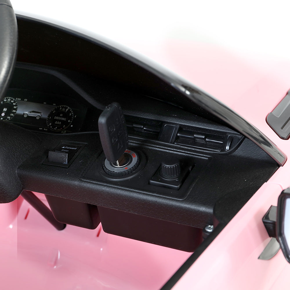 Kids Electric Ride On Car Land Rover Licensed Toy Cars Remote 12V Battery Pink - Cosy Abode