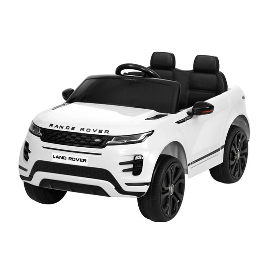 Kids Electric Ride On Car Land Rover Licensed Toy Cars Remote 12V Battery White - Cosy Abode