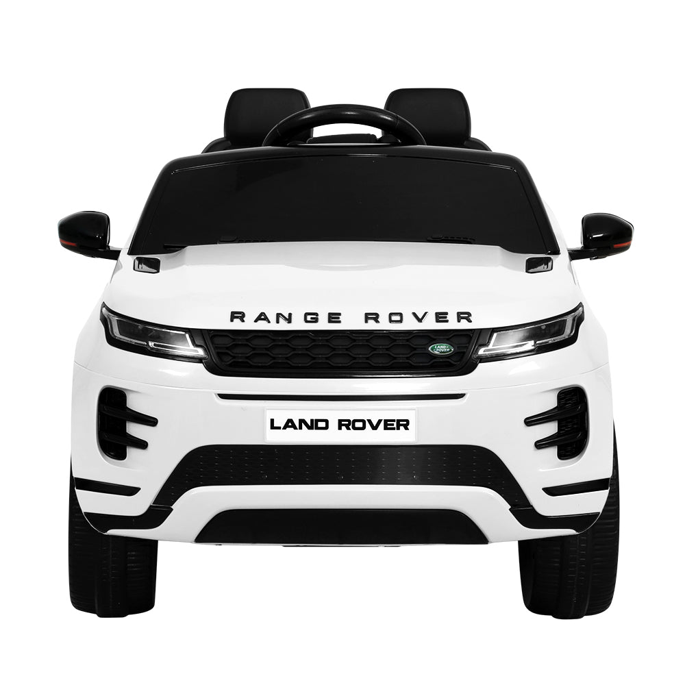 Kids Electric Ride On Car Land Rover Licensed Toy Cars Remote 12V Battery White - Cosy Abode