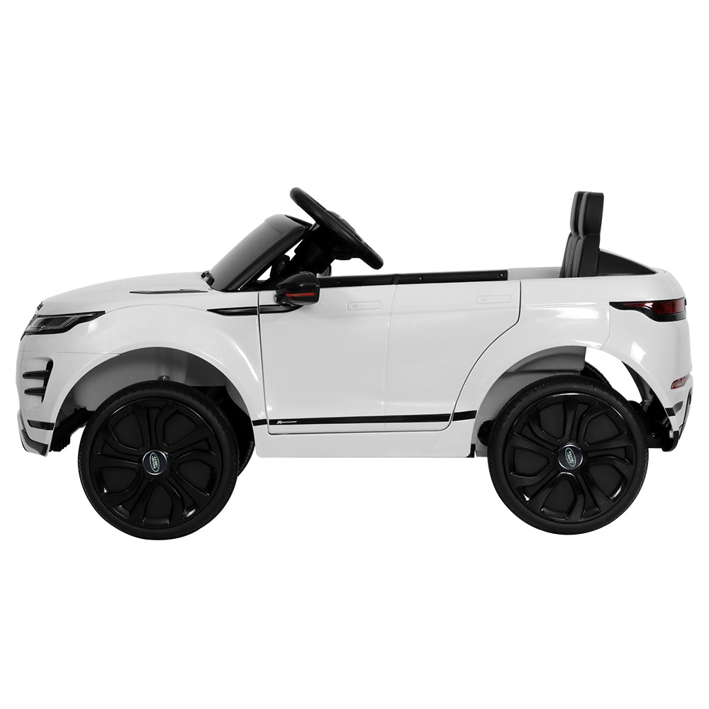 Kids Electric Ride On Car Land Rover Licensed Toy Cars Remote 12V Battery White - Cosy Abode
