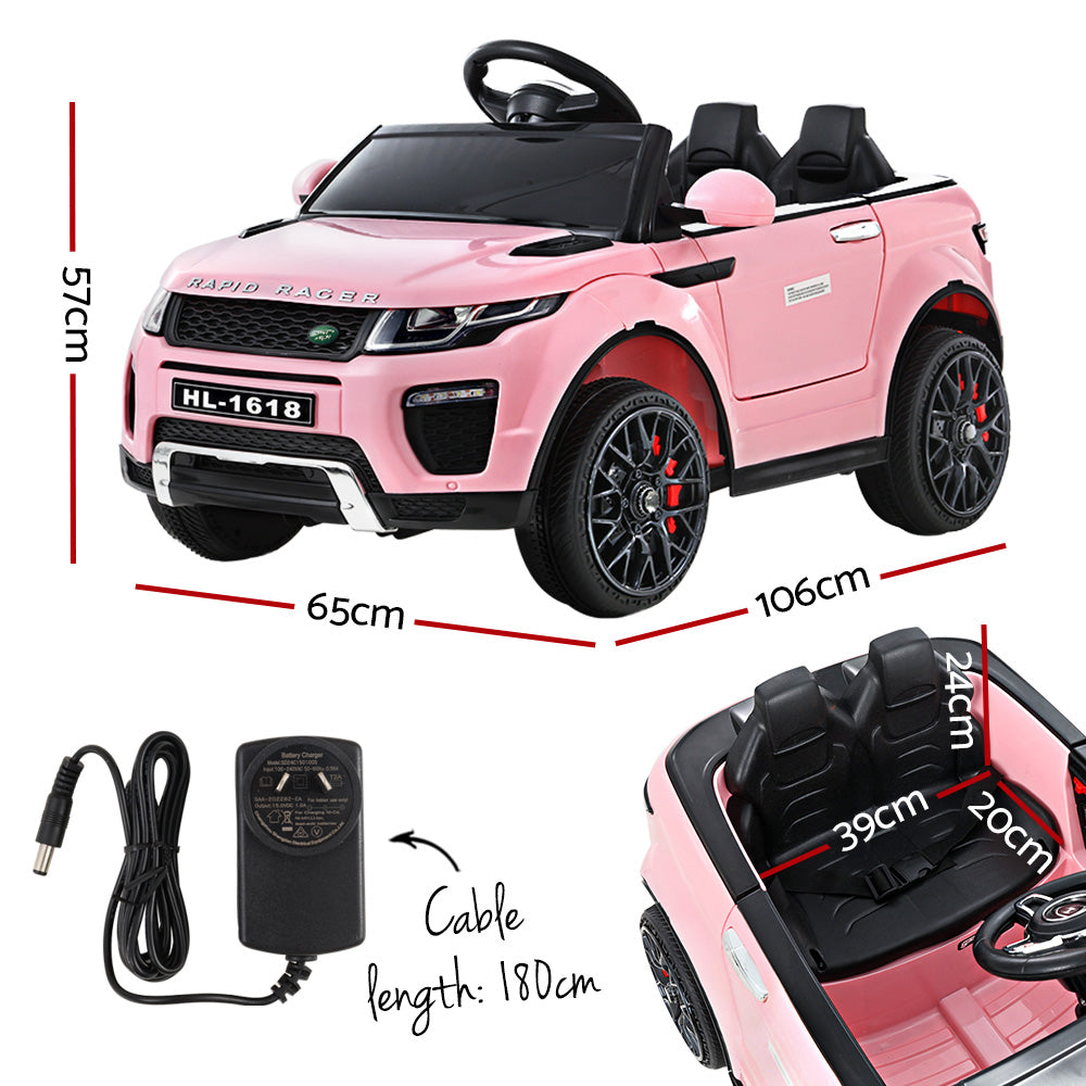 Rigo Kids Electric Ride On Car Range Rover-inspired Toy Cars Remote 12V Pink - Cosy Abode