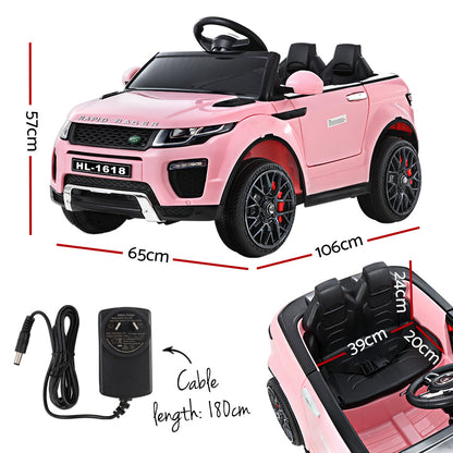 Rigo Kids Electric Ride On Car Range Rover-inspired Toy Cars Remote 12V Pink - Cosy Abode