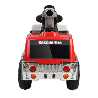 Rigo Kids Electric Ride On Car Fire Engine Fighting Truck Toy Cars 6V Red - Cosy Abode