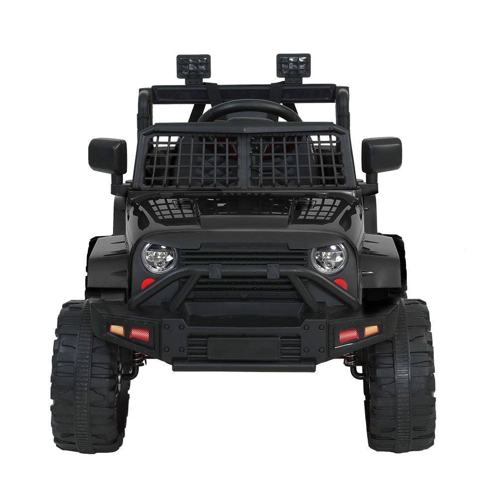 Rigo Kids Electric Ride On Car Jeep Toy Cars Remote 12V Black - Cosy Abode