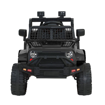 Rigo Kids Electric Ride On Car Jeep Toy Cars Remote 12V Black - Cosy Abode