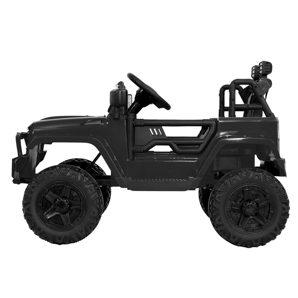 Rigo Kids Electric Ride On Car Jeep Toy Cars Remote 12V Black - Cosy Abode