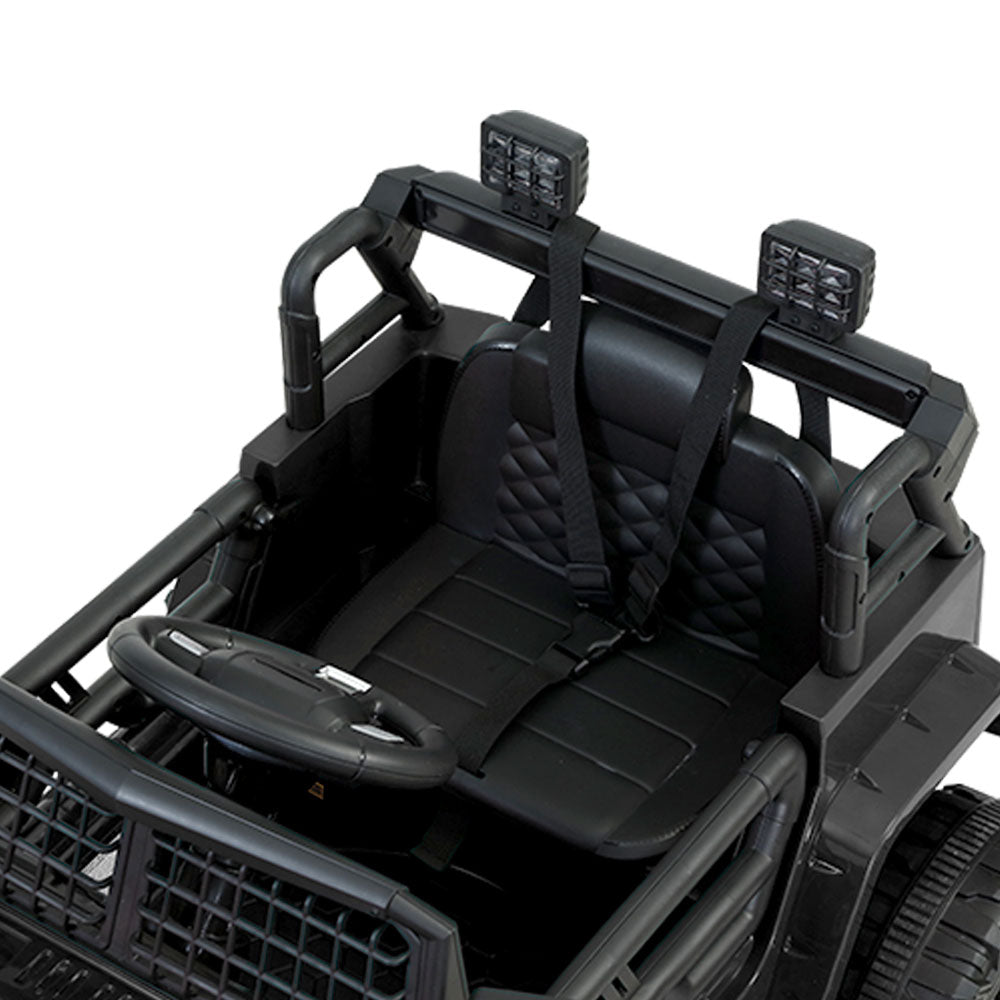 Rigo Kids Electric Ride On Car Jeep Toy Cars Remote 12V Black - Cosy Abode