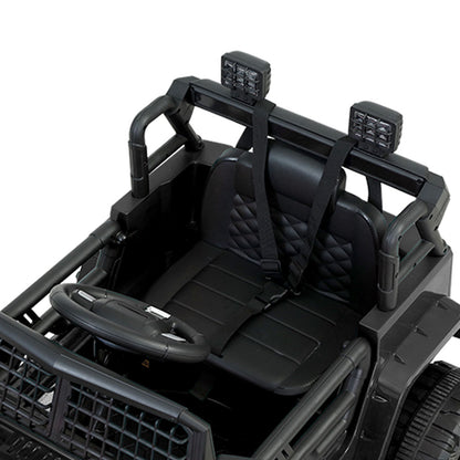 Rigo Kids Electric Ride On Car Jeep Toy Cars Remote 12V Black - Cosy Abode