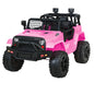 Rigo Kids Electric Ride On Car Jeep Toy Cars Remote 12V Pink - Cosy Abode