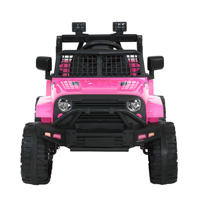 Rigo Kids Electric Ride On Car Jeep Toy Cars Remote 12V Pink - Cosy Abode