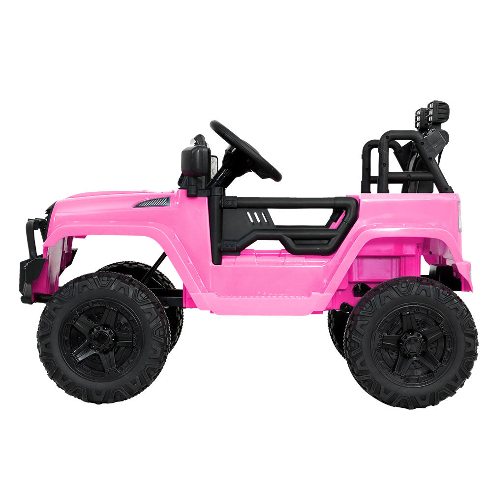 Rigo Kids Electric Ride On Car Jeep Toy Cars Remote 12V Pink - Cosy Abode