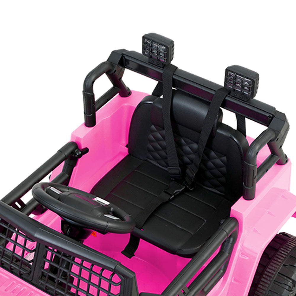 Rigo Kids Electric Ride On Car Jeep Toy Cars Remote 12V Pink - Cosy Abode