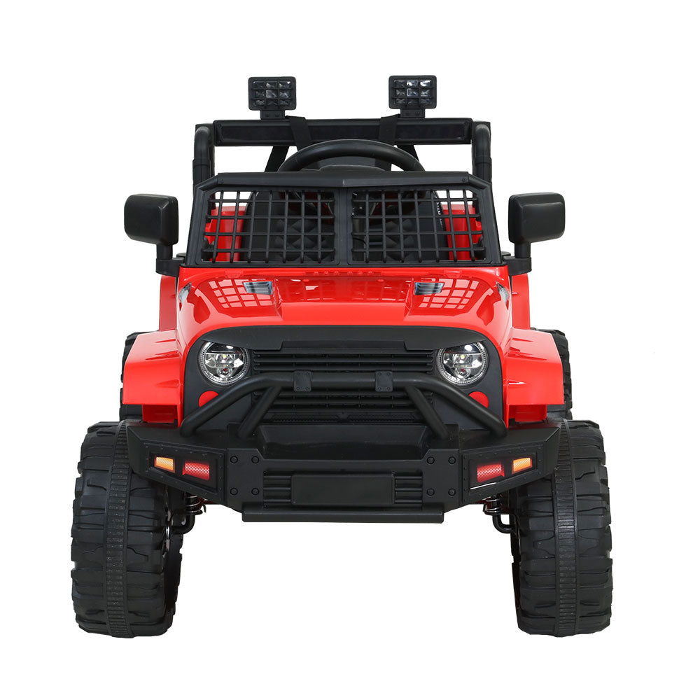 Rigo Kids Electric Ride On Car Jeep Toy Cars Remote 12V Red - Cosy Abode