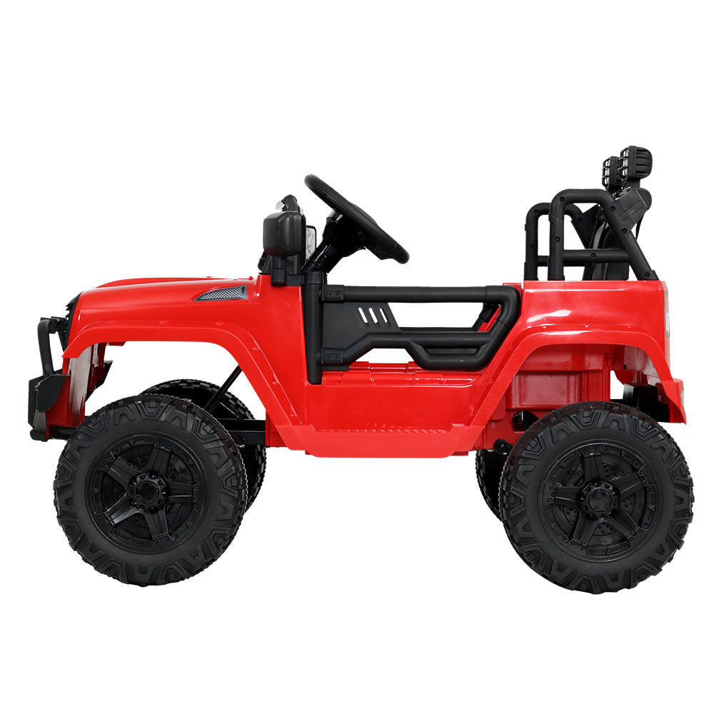 Rigo Kids Electric Ride On Car Jeep Toy Cars Remote 12V Red - Cosy Abode