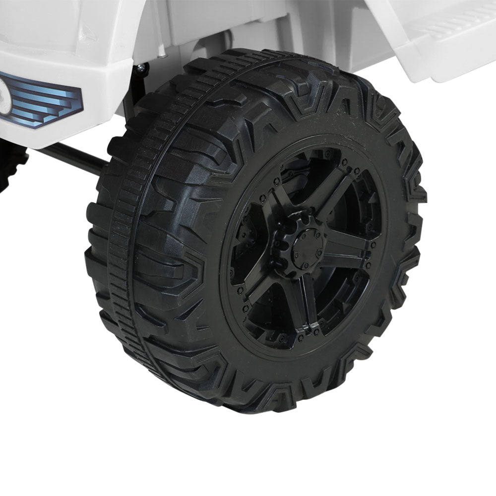 Rigo Kids Electric Ride On Car Jeep Toy Cars Remote 12V White - Cosy Abode