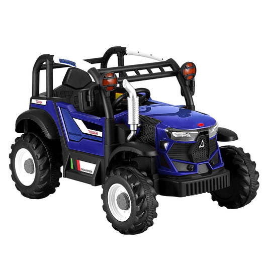 Rigo Kids Electric Ride On Car Off Road Jeep Remote 12V Blue - Cosy Abode