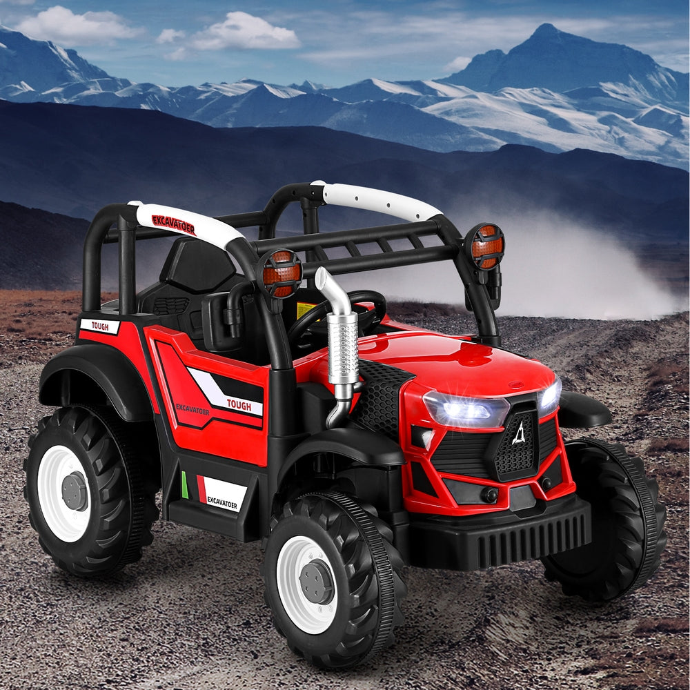 Rigo Kids Electric Ride On Car Off Road Jeep Remote 12V Red - Cosy Abode