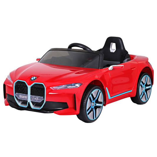 Kids Ride On Car BMW Licensed I4 Sports Remote Control Electric Toys 12V Red - Cosy Abode