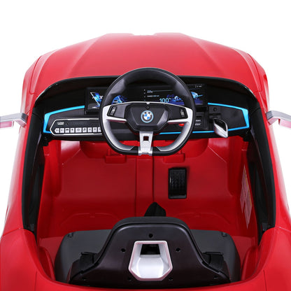 Kids Ride On Car BMW Licensed I4 Sports Remote Control Electric Toys 12V Red - Cosy Abode