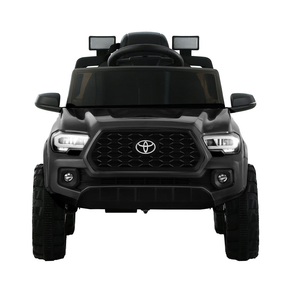 Kids Electric Ride On Car Toyota Tacoma Off Road Jeep Toy Cars Remote 12V Black - Cosy Abode
