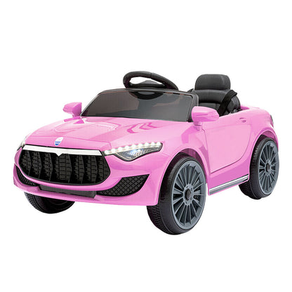 Rigo Kids Electric Ride On Car Toys Cars Headlight Music Remote Control 12V Pink - Cosy Abode