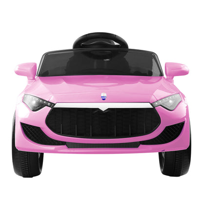 Rigo Kids Electric Ride On Car Toys Cars Headlight Music Remote Control 12V Pink - Cosy Abode