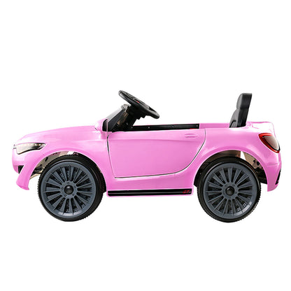 Rigo Kids Electric Ride On Car Toys Cars Headlight Music Remote Control 12V Pink - Cosy Abode