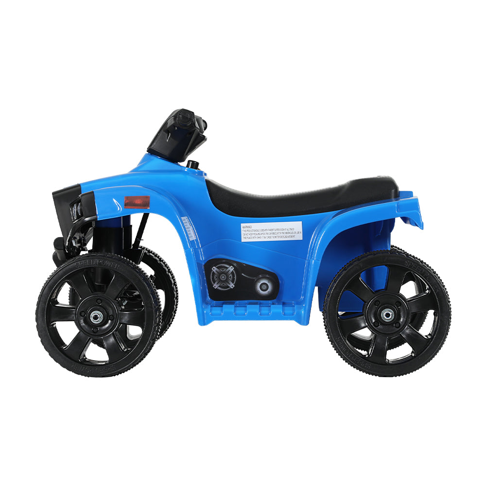 Rigo Kids Ride On ATV Quad Motorbike Car 4 Wheeler Electric Toys Battery Blue - Cosy Abode
