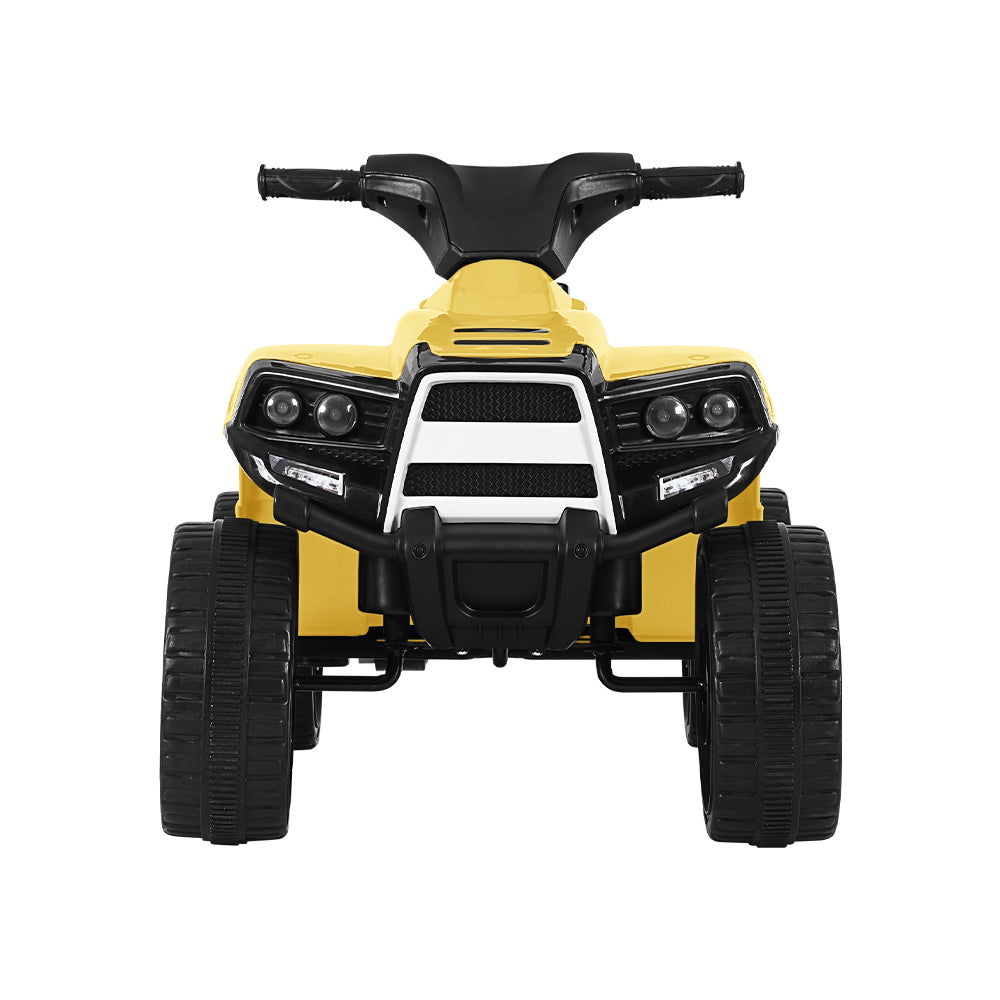 Rigo Kids Ride On ATV Quad Motorbike Car 4 Wheeler Electric Toys Battery Yellow - Cosy Abode