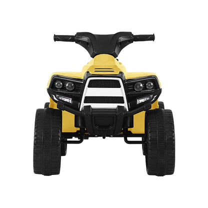 Rigo Kids Ride On ATV Quad Motorbike Car 4 Wheeler Electric Toys Battery Yellow - Cosy Abode