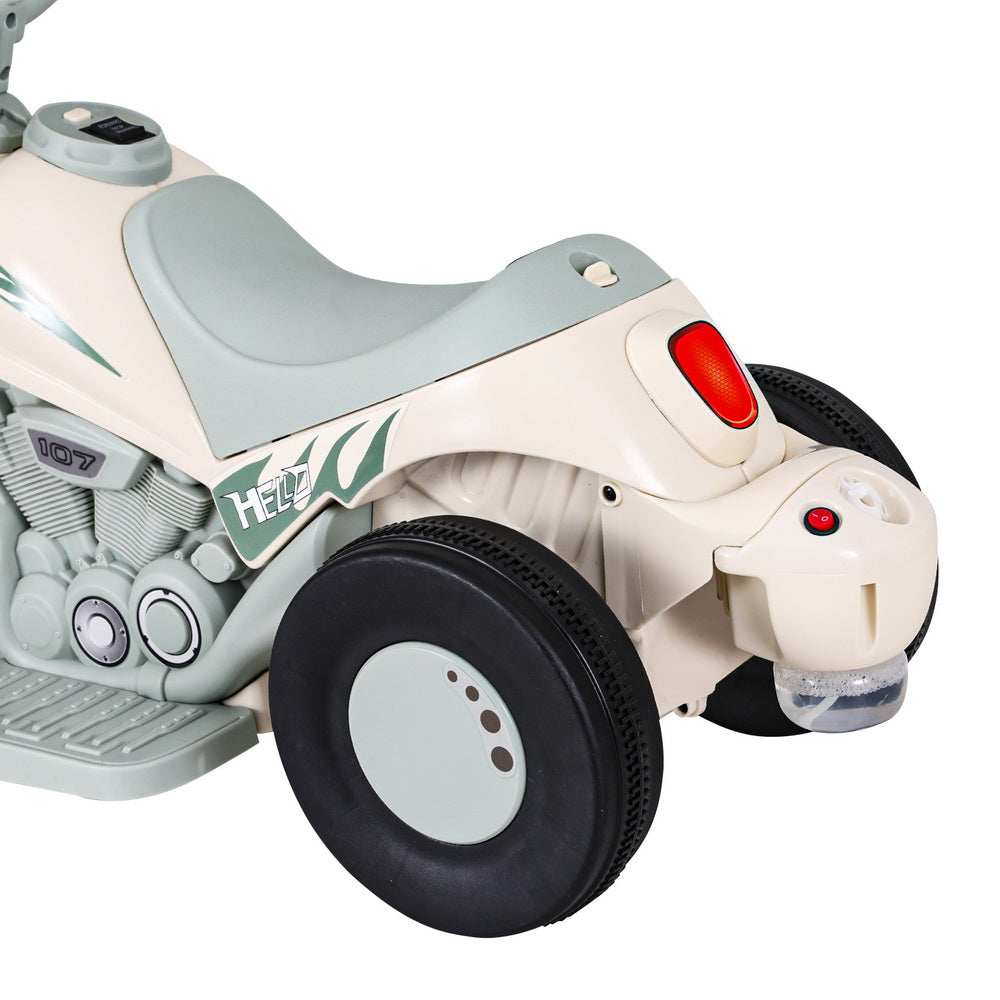Rigo Kids Electric Ride On Motorcycle with Bubble Maker 6V - Green - Cosy Abode