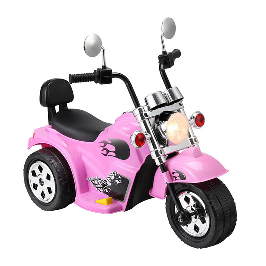 Rigo Kids Electric Ride On Motorcycle with Horn & Music 6V - Pink - Cosy Abode