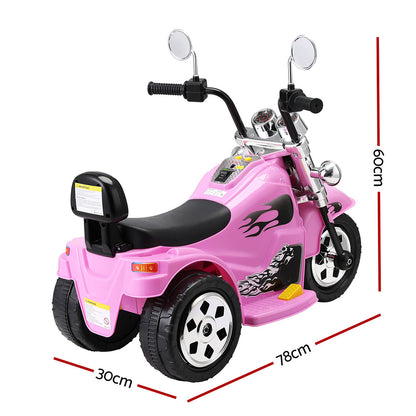 Rigo Kids Electric Ride On Motorcycle with Horn & Music 6V - Pink - Cosy Abode