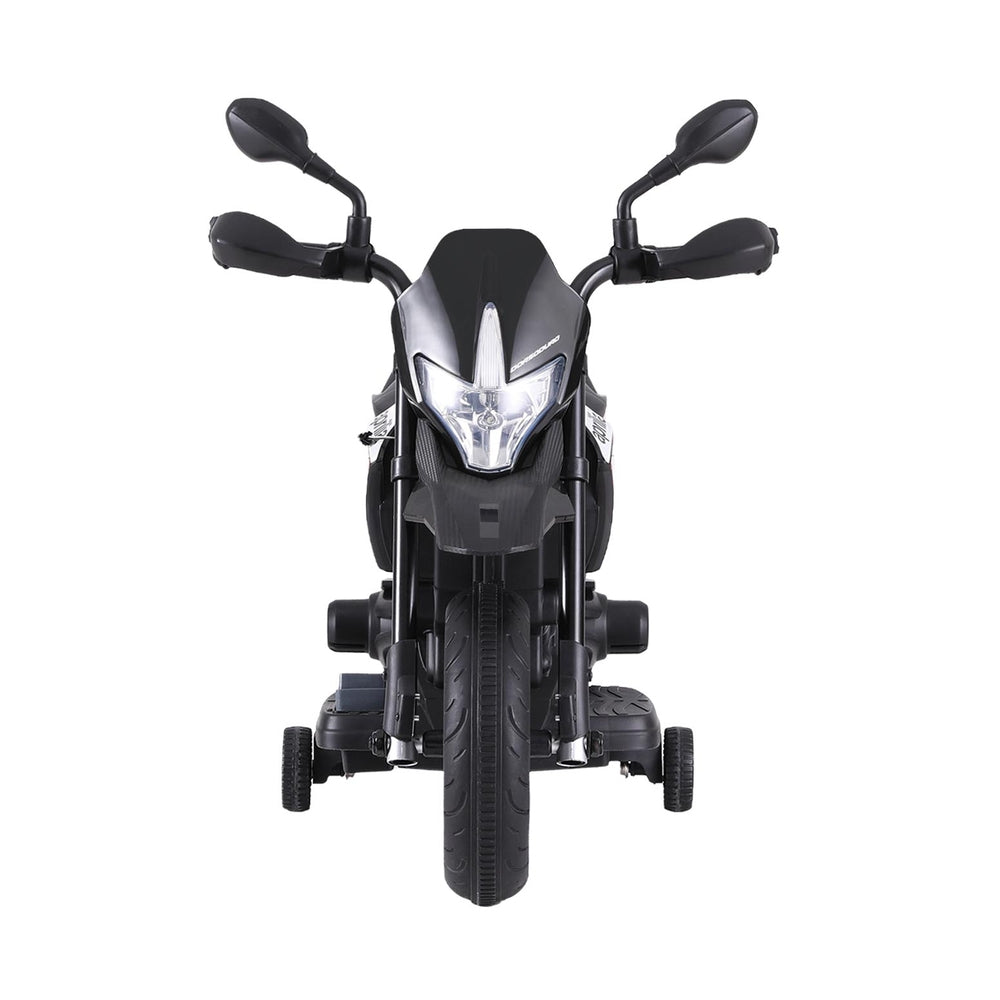 Kids Electric Ride On Motorcycle Aprilia Licensed Dorsoduro 900 - Cosy Abode