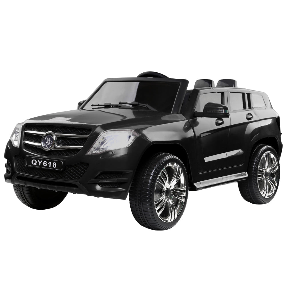 Rigo Kids Electric Ride On Car SUV Mercedes-Benz-Inspired ML450 Remote 12V Black - Cosy Abode