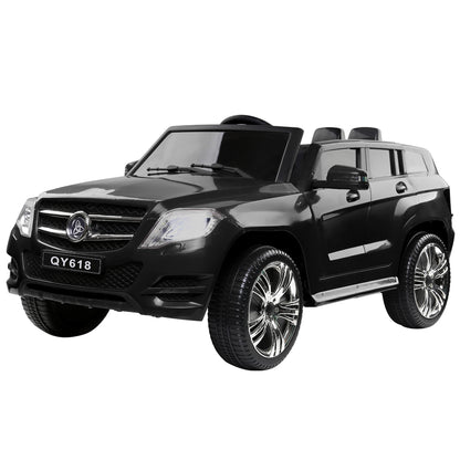 Rigo Kids Electric Ride On Car SUV Mercedes-Benz-Inspired ML450 Remote 12V Black - Cosy Abode