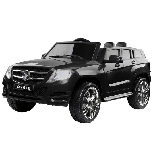 Rigo Kids Electric Ride On Car SUV Mercedes-Benz-Inspired ML450 Remote 12V Black - Cosy Abode