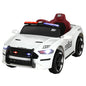 Rigo Kids Ride On Car Electric Patrol Police Cars Battery Powered Toys 12V White - Cosy Abode