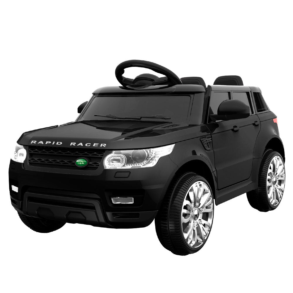 Rigo Kids Electric Ride On Car SUV Range Rover-inspired Cars Remote 12V Black - Cosy Abode
