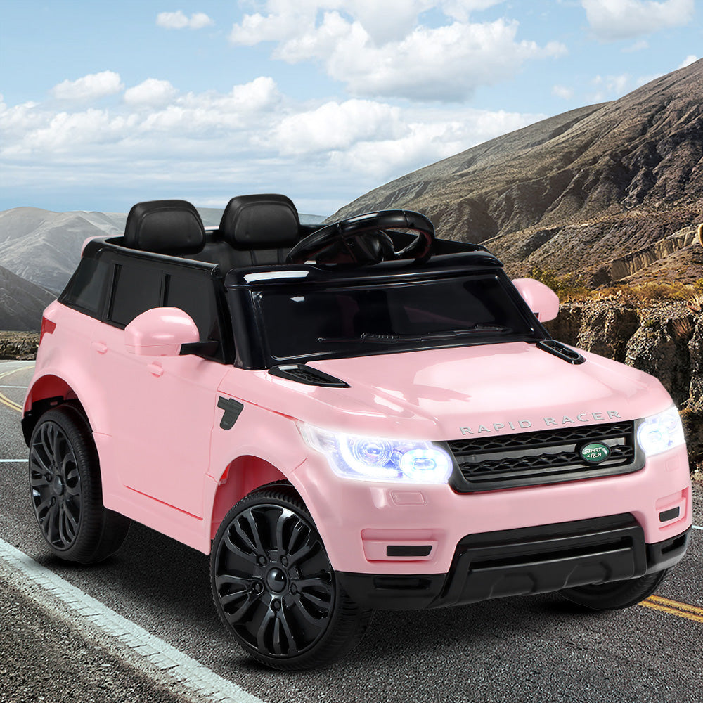 Rigo Kids Electric Ride On Car SUV Range Rover-inspired Cars Remote 12V Pink - Cosy Abode