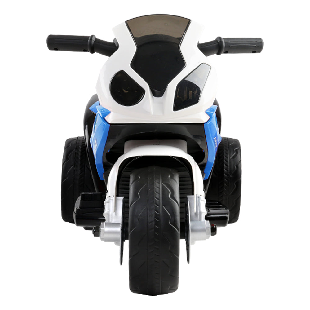Kids Electric Ride On Police Motorcycle BMW Licensed S1000RR Blue - Cosy Abode