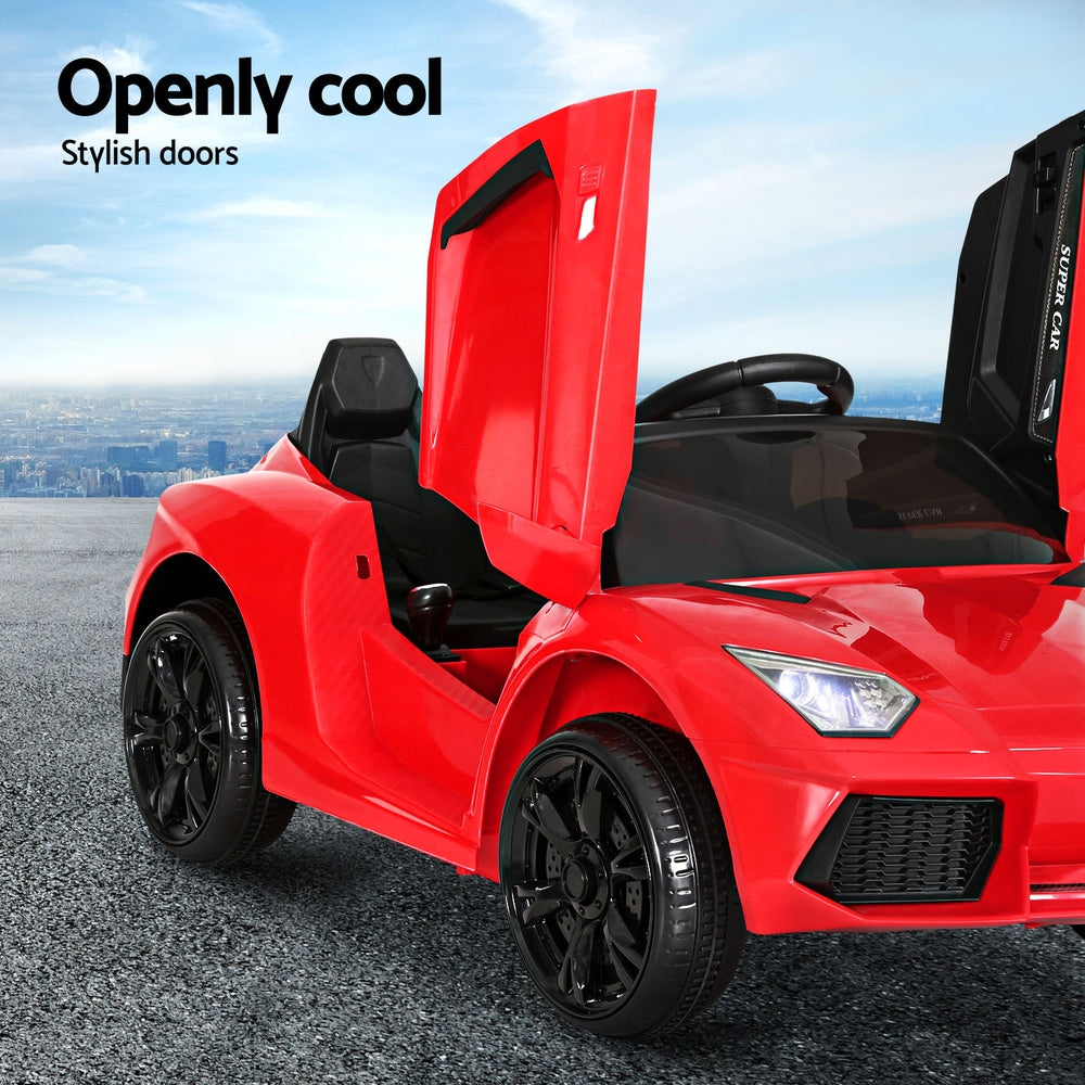 Rigo Kids Electric Ride On Car Ferrari-Inspired Toy Cars Remote 12V Red - Cosy Abode