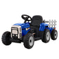 Rigo Kids Electric Ride On Tractor 12V Blue - Cosy Abode