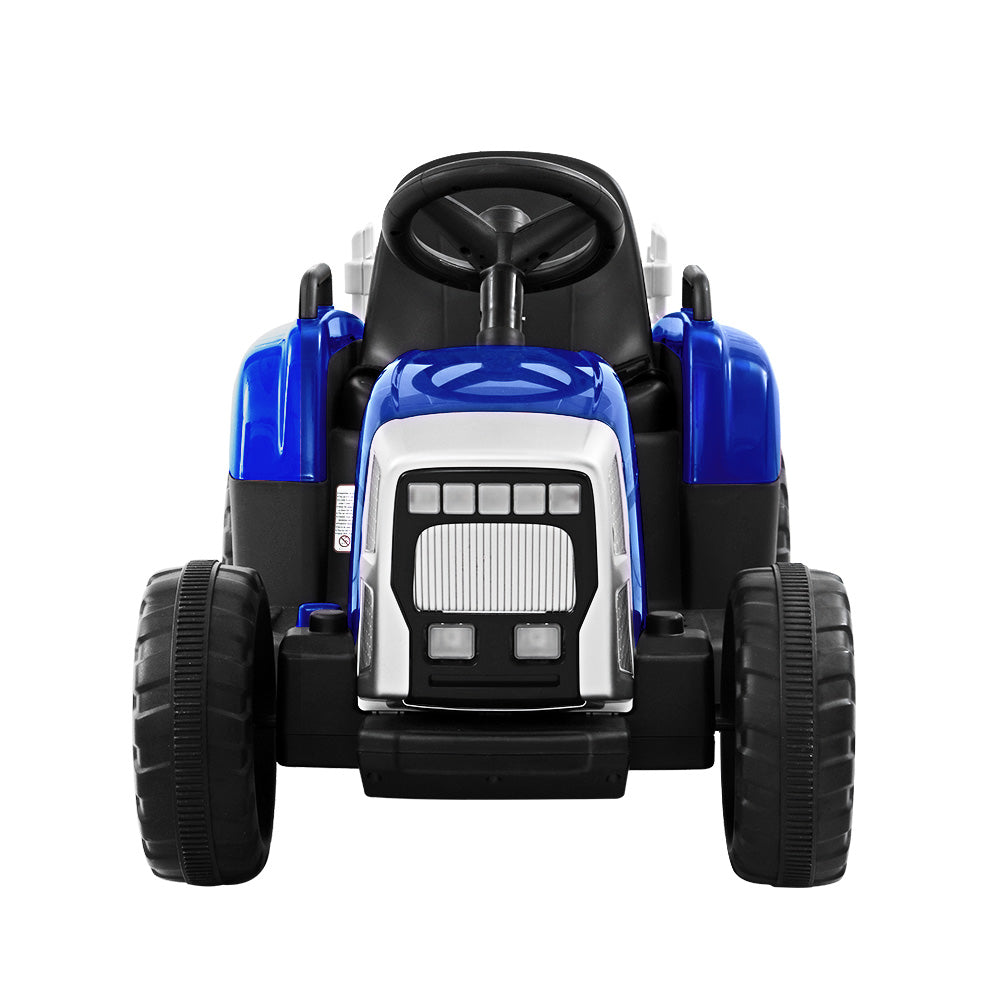 Rigo Kids Electric Ride On Tractor 12V Blue - Cosy Abode