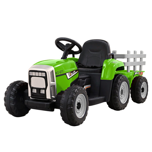 Rigo Kids Electric Ride On Tractor 12V Green - Cosy Abode