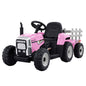 Rigo Kids Electric Ride On Tractor 12V Pink - Cosy Abode