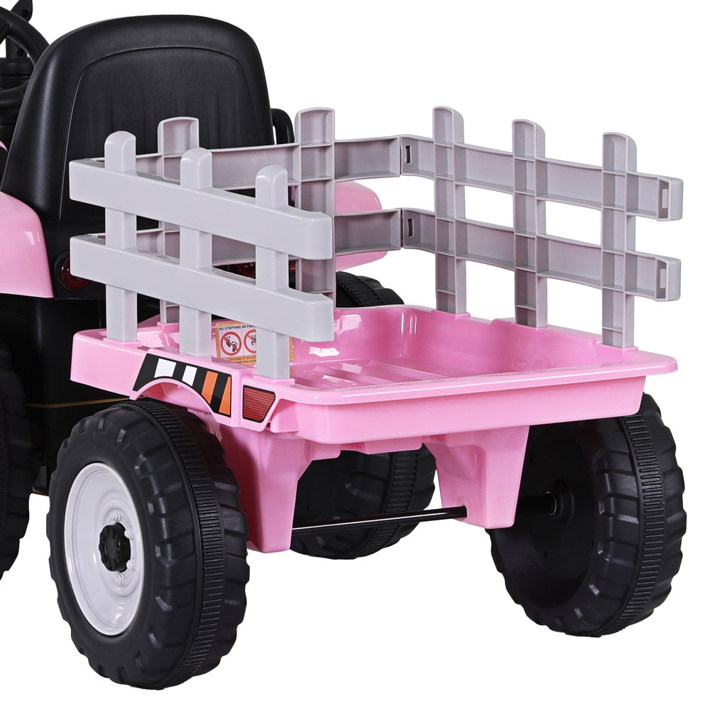 Rigo Kids Electric Ride On Tractor 12V Pink - Cosy Abode